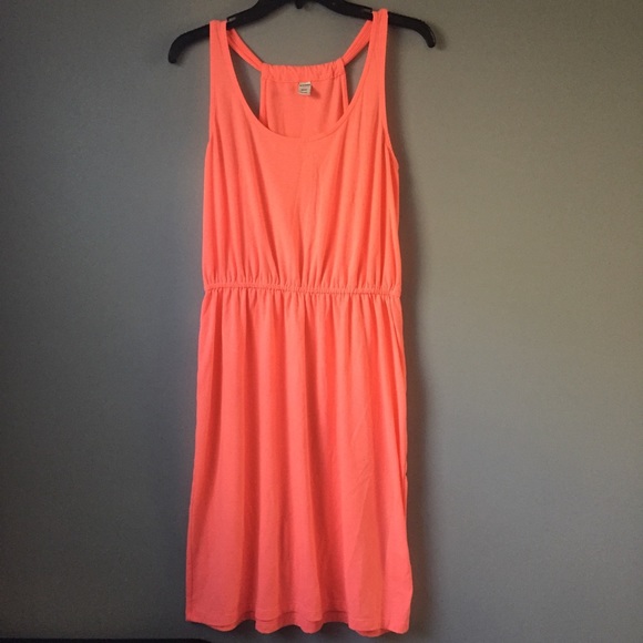 NOT FOR SALE RIGHT NOW! NWOT Bright Pink/Orange Old Navy Dress Sz M - Picture 5 of 8